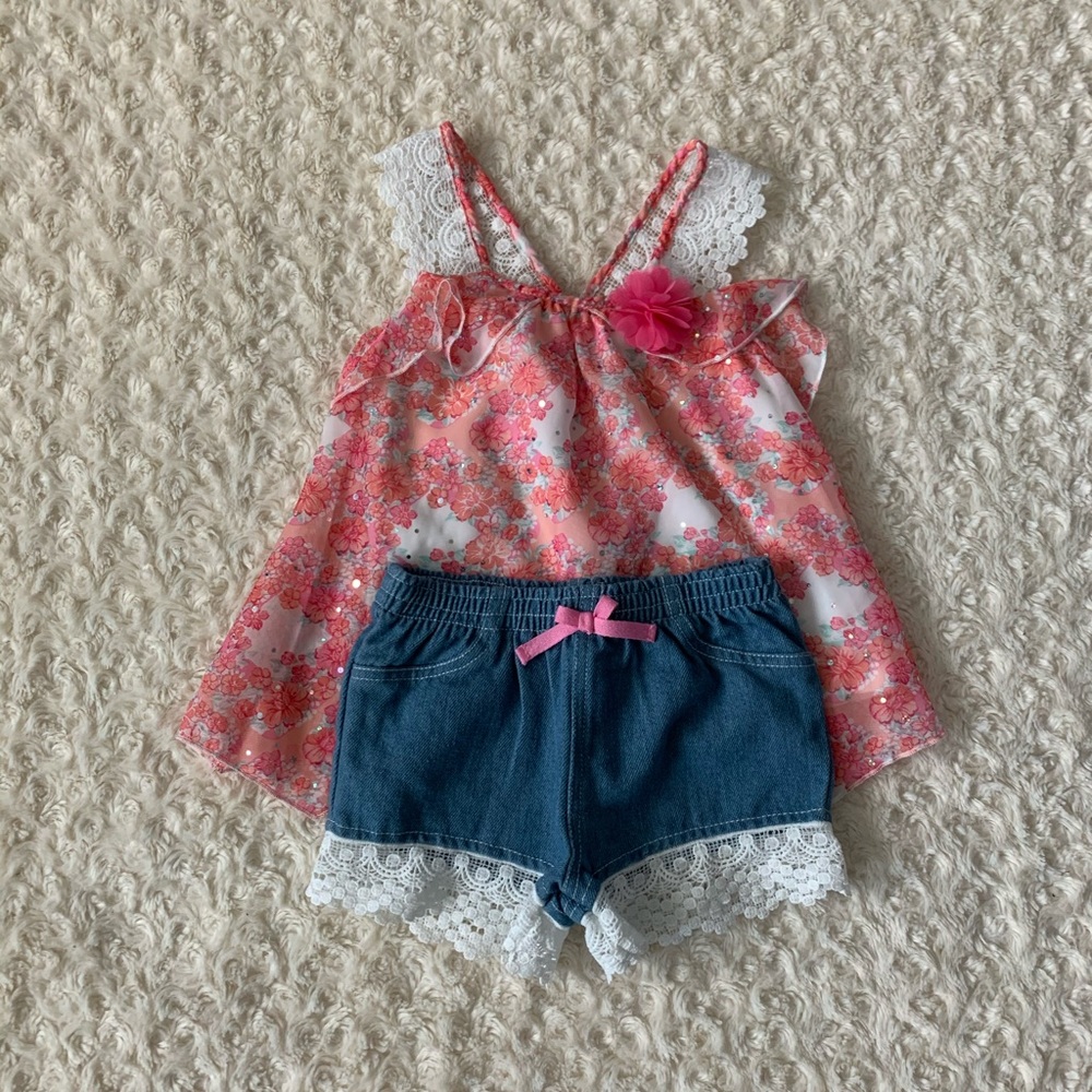 Little Lass matching tank/short set